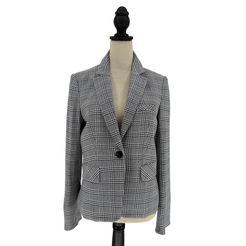 Veronica Beard Schoolboy Leo Dickey Blazer Navy Plaid Jacket Size 6 - Picture 5 of 14